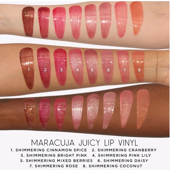 Shimmering Bright Pink Tarte Maracuja Juicy Lip Vinyl Shimmer Brand New in Box - Picture 10 of 15